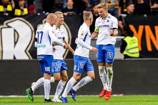 IFK Norrköpings Christoffer Nyman jublar