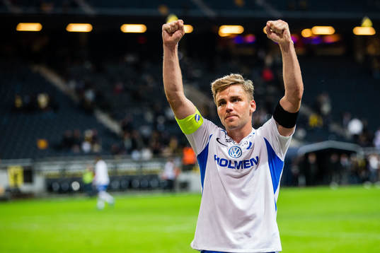 IFK Norrköpings Christoffer Nyman jublar