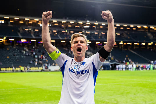 IFK Norrköpings Christoffer Nyman jublar