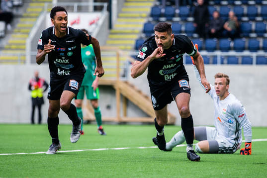 Västerås Ilir Berisha  jublar