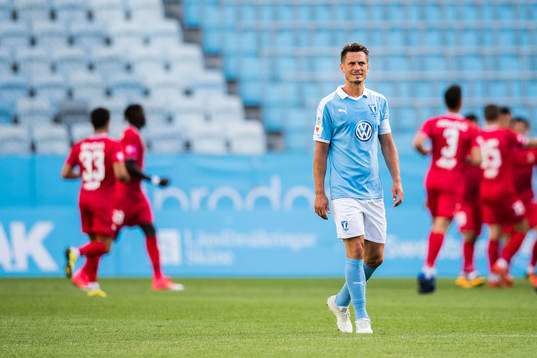 Malmö FFs Markus Rosenberg deppar