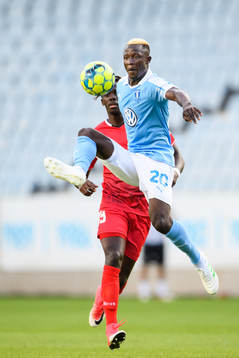 Malmö FFs Bonke Innocent och Goricas Cherif Zwolinski