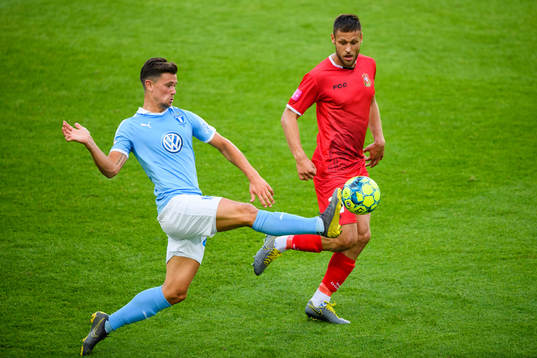 Malmö FFs Marcus Antonsson och Goricas Nemanja