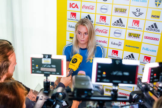 Stina Blackstenius of Sweden