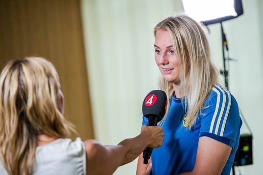 Stina Blackstenius of Sweden