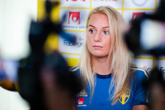 Stina Blackstenius of Sweden