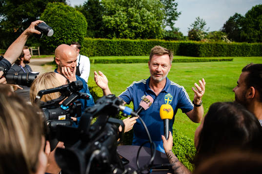 Bläddra bland fler bilder av Football, FIFA Women´s World Cup, Day 20, Sweden, Press event