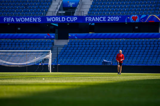Goalkeeper Ingrid Hjelmseth of Norway
