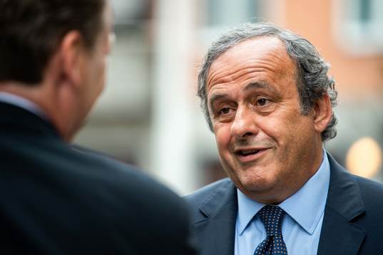 Former UEFA President Michel Platini