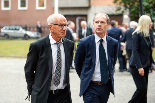 Former swedish head coach  Tommy Svensson and Leif Andersson