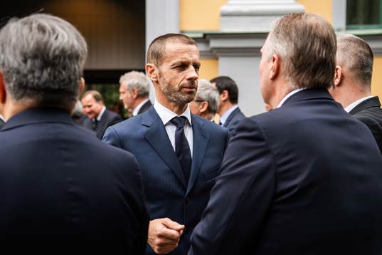 UEFA president Aleksander Čeferin