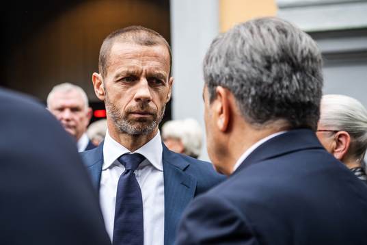 UEFA president Aleksander Čeferin
