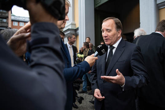 Prime minister Stefan Löfven of Sweden