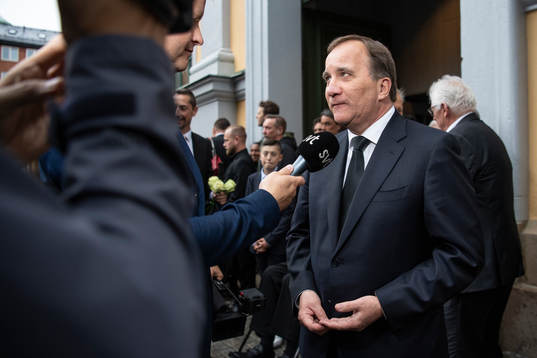 Prime minister Stefan Löfven of Sweden