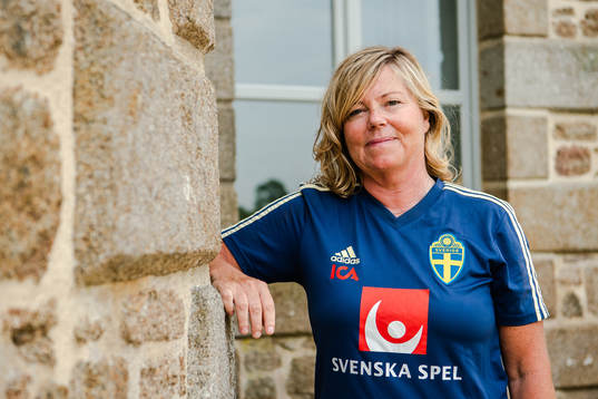 Marika Domanski Lyfors, Head of delegation of Sweden poses