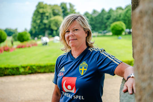 Marika Domanski Lyfors, Head of delegation of Sweden poses