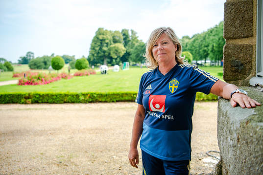 Marika Domanski Lyfors, Head of delegation of Sweden poses