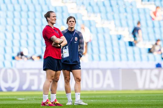 Isabell Lehn Herlovsen and Maren Nævdal Mjelde of Norway
