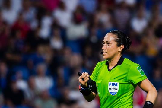 Referee Lucila Venegas