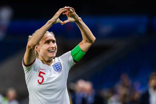 Steph Houghton of England celebrates