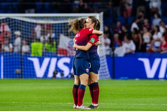 Synne Skinnes Hansen and Caroline Graham Hansen of Norway