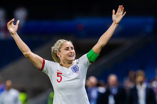 Steph Houghton of England celebrates