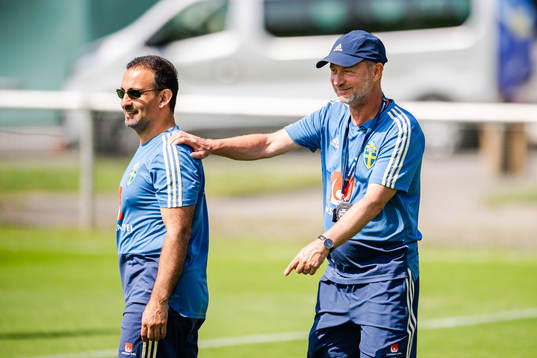 Ali Kad, Doctor and Peter Gerhardsson, Head coach of Sweden
