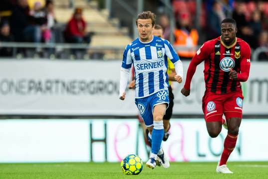 IFK Göteborgs Patrik Karlsson Lagemyr och Östersunds Isak