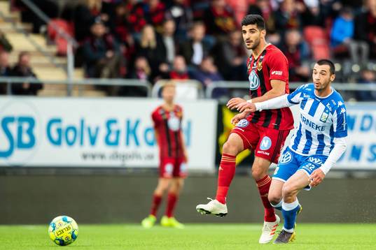 Östersunds Rewan Amin och IFK Göteborgs Giorgi