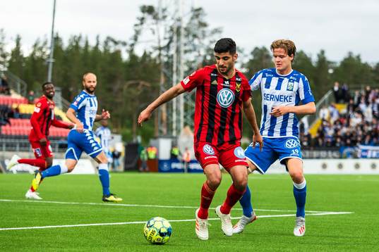 Östersunds Rewan Amin och IFK Göteborgs August Erlingmark