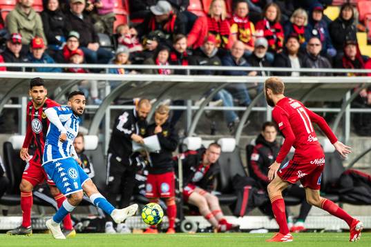 IFK Göteborgs Sargon Abraham och Östersunds Hosam Aiesh