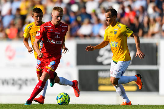 Elfsborgs Per Frick och Falkenbergs Anton Wede