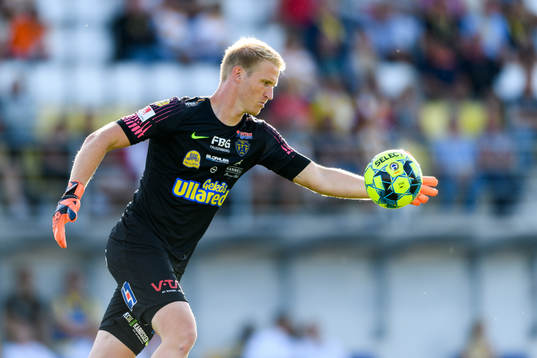 Falkenbergs målvakt Hampus Nilsson