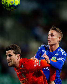 AFC Eskilstunas Jesper Björkman och Sundsvalls Albin