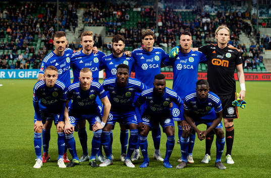 Sundsvalls startelva, bakre raden Carlos Gracia, David