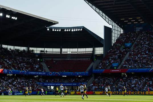 A general view over the pitch