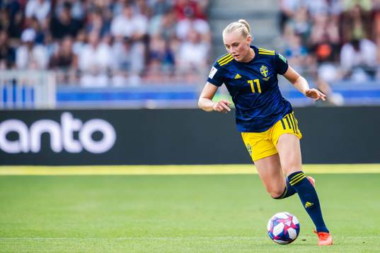 Stina Blackstenius of Sweden