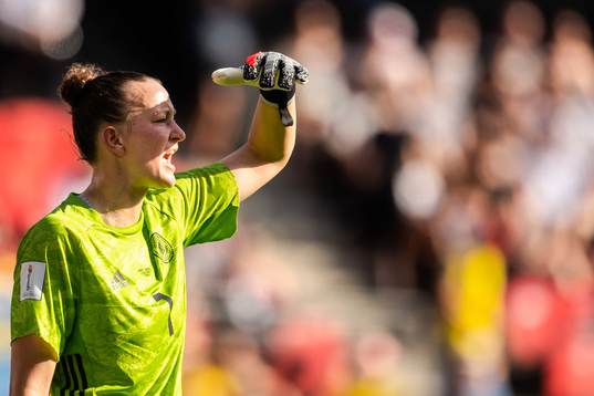 Goalkeeper Almuth Schult of Germany