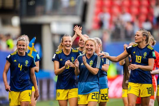 Hanna Glas, Mimmi Larsson, Magdalena Eriksson and Fridolina
