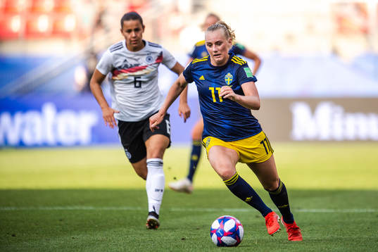 Stina Blackstenius of Sweden