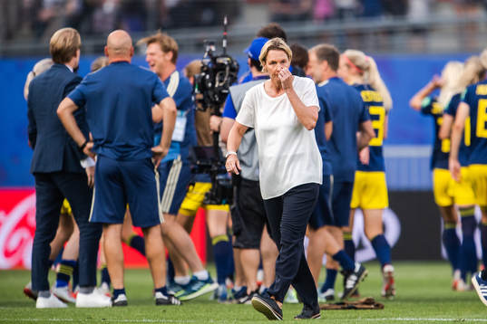 Martina Voss-Tecklenburg, Head coach of Germany looks