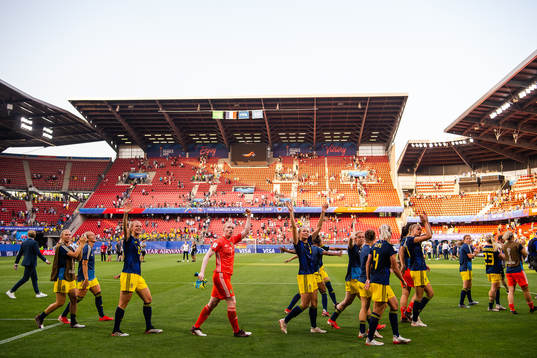 Jonna Andersson, Julia Roddar ,Amanda Ilestedt , goalkeeper