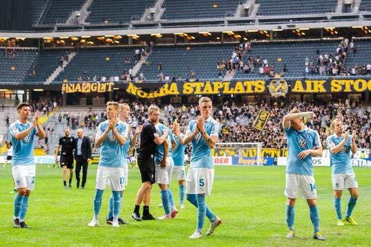 Malmö FFs spelare tackar publiken