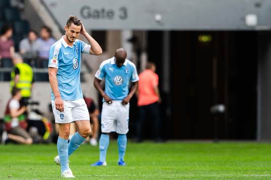 Malmö FFs Markus Rosenberg deppar