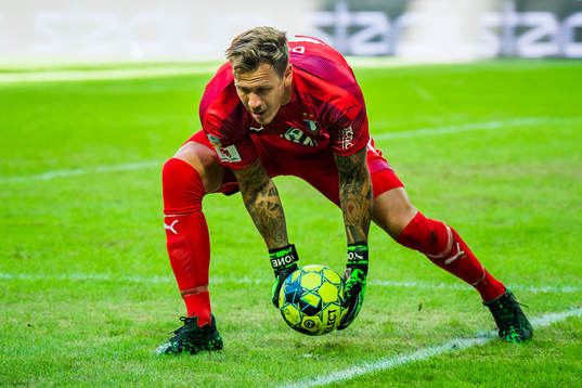 Malmö FFs målvakt Johan Dahlin