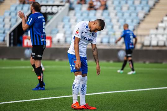 IFK Norrköpings Jordan Larsson deppar