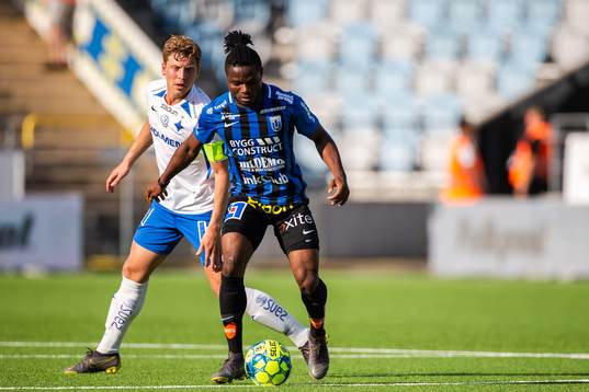 Sirius Henry Offia och IFK Norrköpings Alexander Fransson