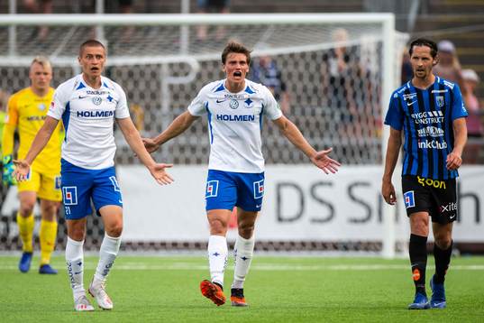 IFK Norrköpings Rasmus Lauritsen, Simon Thern och Sirius