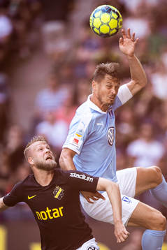 s Daniel Sundgren och Malmö FFs Markus Rosenberg