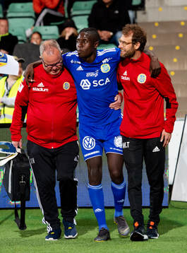 Sundsvalls Pa Konate utgår skadad